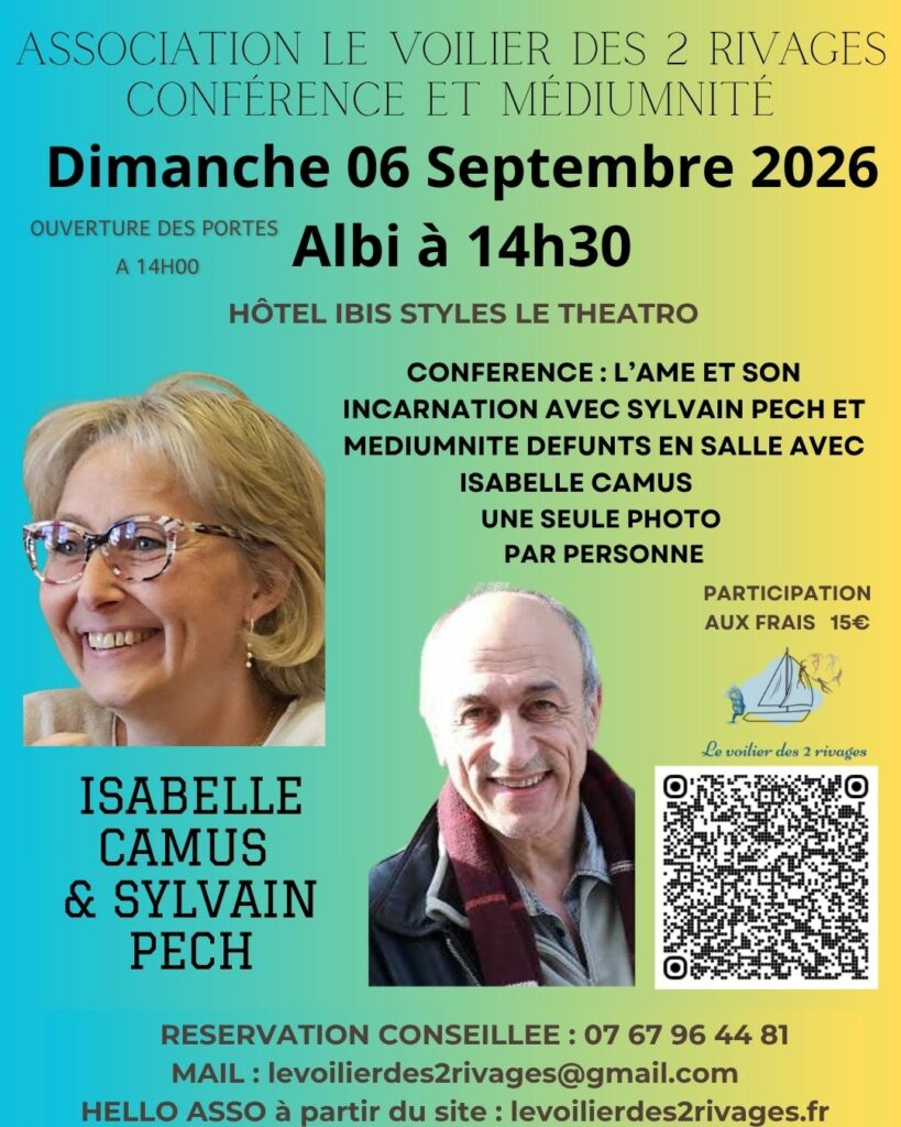 médiumnité en salle avec isabelle camus